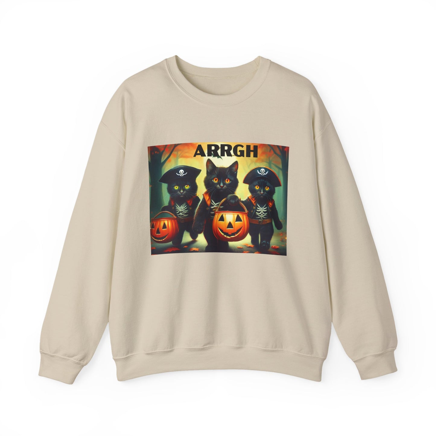 Pirate Cats Crewneck Sweatshirt - Halloween Costume