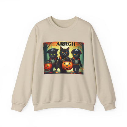 Pirate Cats Crewneck Sweatshirt - Halloween Costume