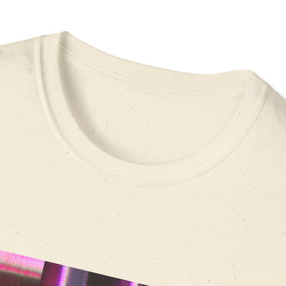 Vibrant Abstract Art T-Shirt, Trendy Graphic Tee, Softstyle Shirt, Unique Gift for Art Lovers, Casual Everyday Wear