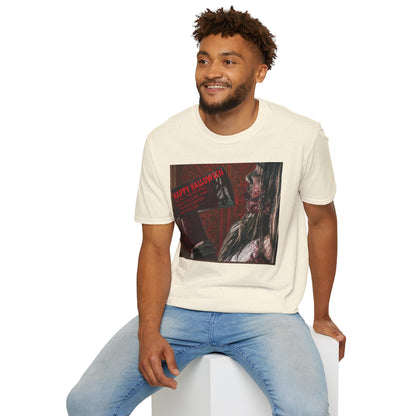 Halloween Horror Movie Axe Girl Unisex T-Shirt, Spooky Gift, Graphic Tee, Halloween Costume, Casual Wear, Men’s & Women’s Tee