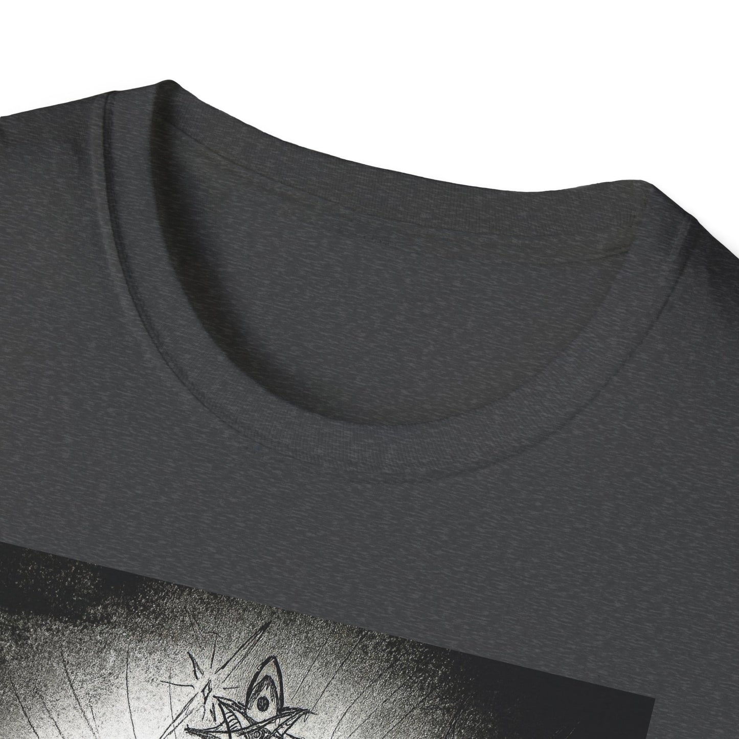 Celtic Cross Graphic Tee, Unisex Softstyle T-Shirt, Spiritual Cross Design Shirt, Casual Wear, Gift for Him/Her