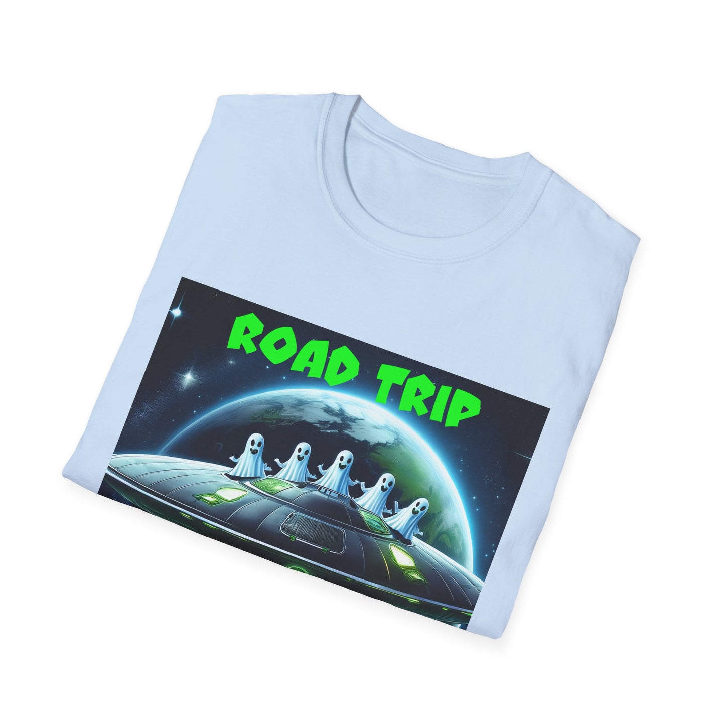 Retro Road Trip Alien T-Shirt | Unisex Graphic Tee, Space Adventure Shirt, Gift for Travelers, Cool Summer Tee, Road Trip Essentials