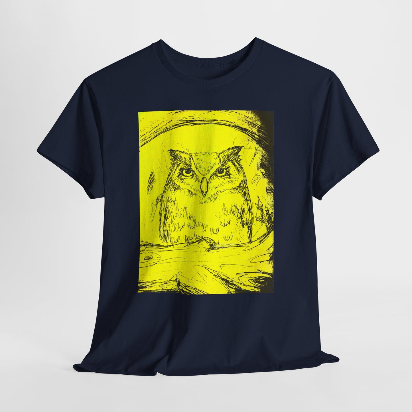 Fantasy Owl unisex  Heavy Cotton Tee