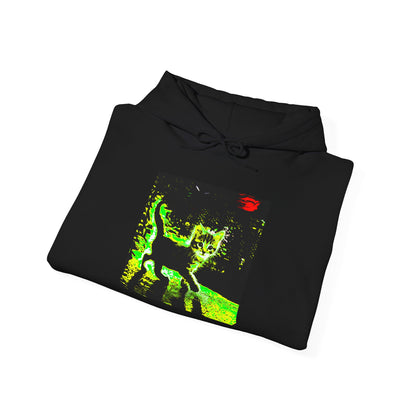 Glow-in-the-Dark Cat Hoodie | Perfect for Cat Lovers, Cozy Nights, Halloween & Everyday Style