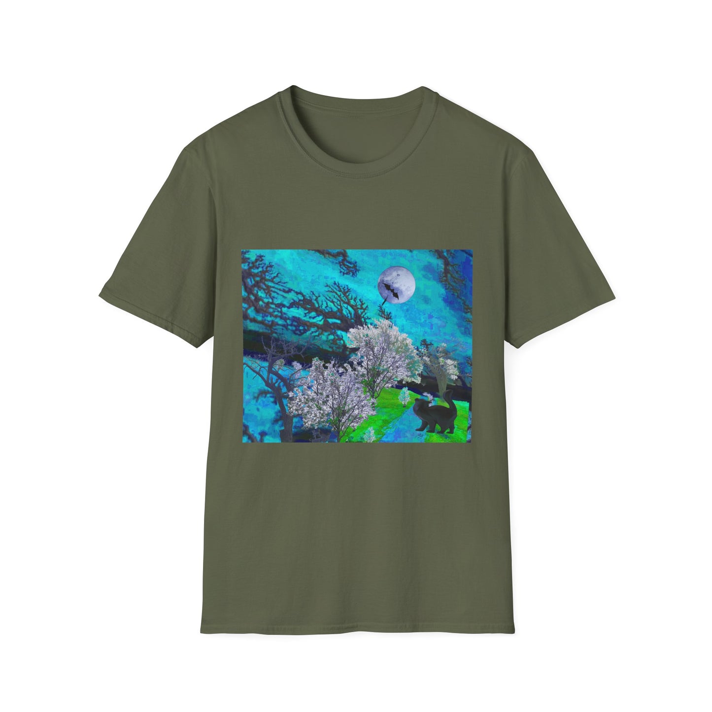Scary Outdoor Path Halloween T-Shirt