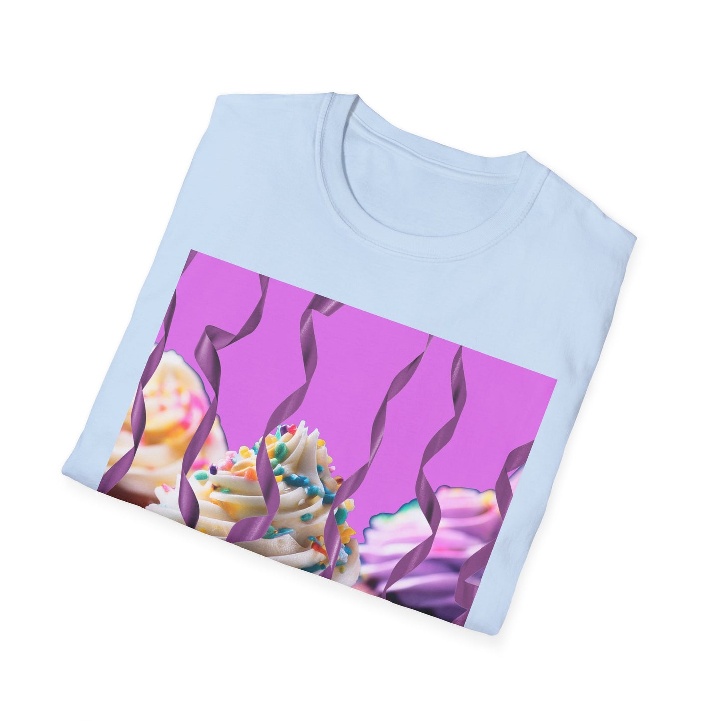 Colorful Cupcake Unisex T-Shirt | Sweet Treats Tee, Birthday Gift, Dessert Lover’s Apparel, Cute Food Shirt, Fun Casual Wear