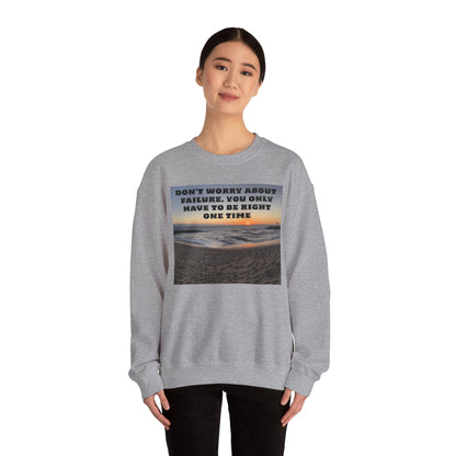 Inspirational Crewneck Sweatshirt - Motivational Apparel, Gift for Friends, Cozy Fashion, Everyday Wear, Positive Vibes